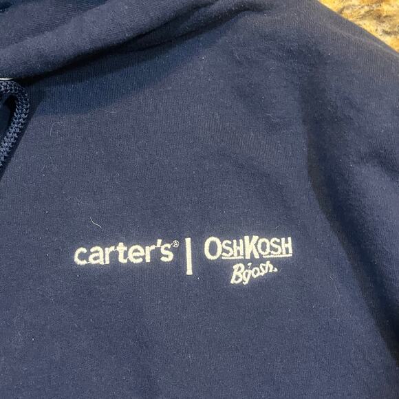 Carters Oshkosh Employee Men Women XL Blue Hoodie Long Sleeve Logo Embroidered - Picture 1 of 5